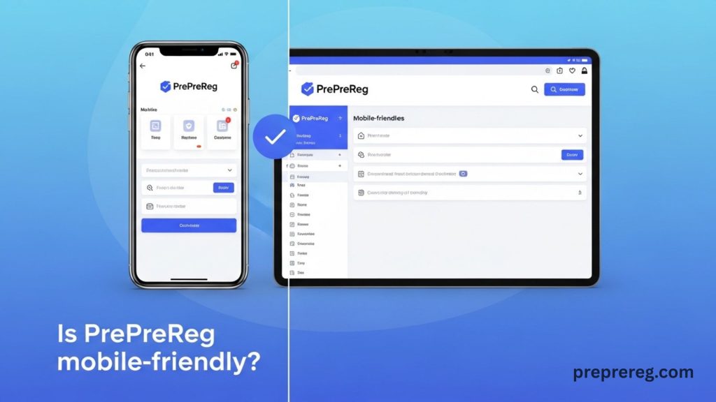 Is PrePreReg mobile-friendly