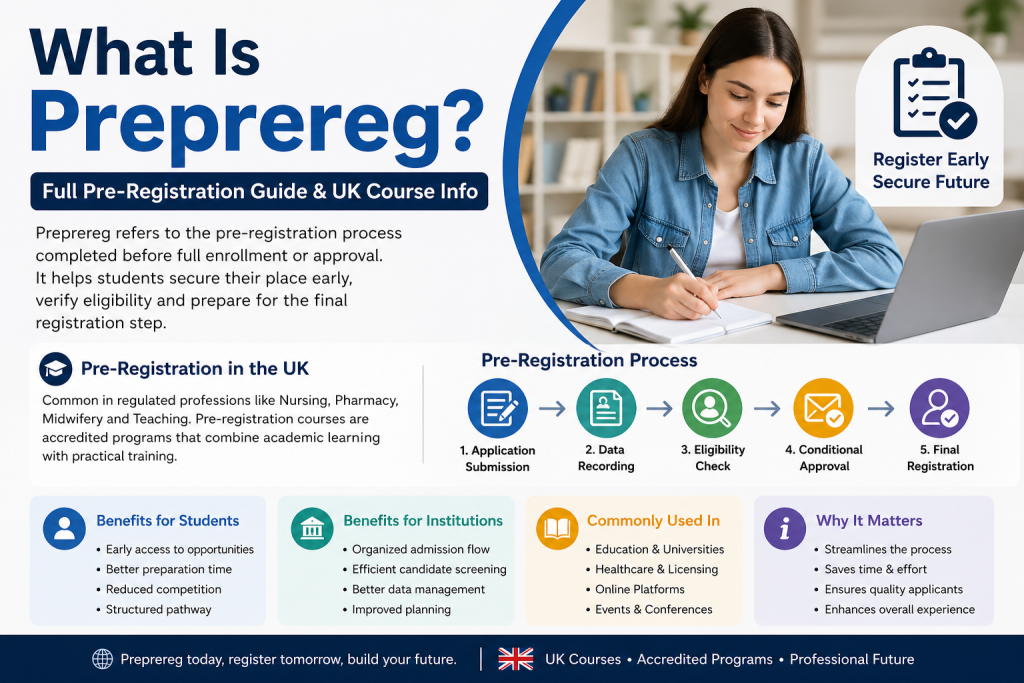 What Is Preprereg Full Pre-Registration Guide & UK Course Info